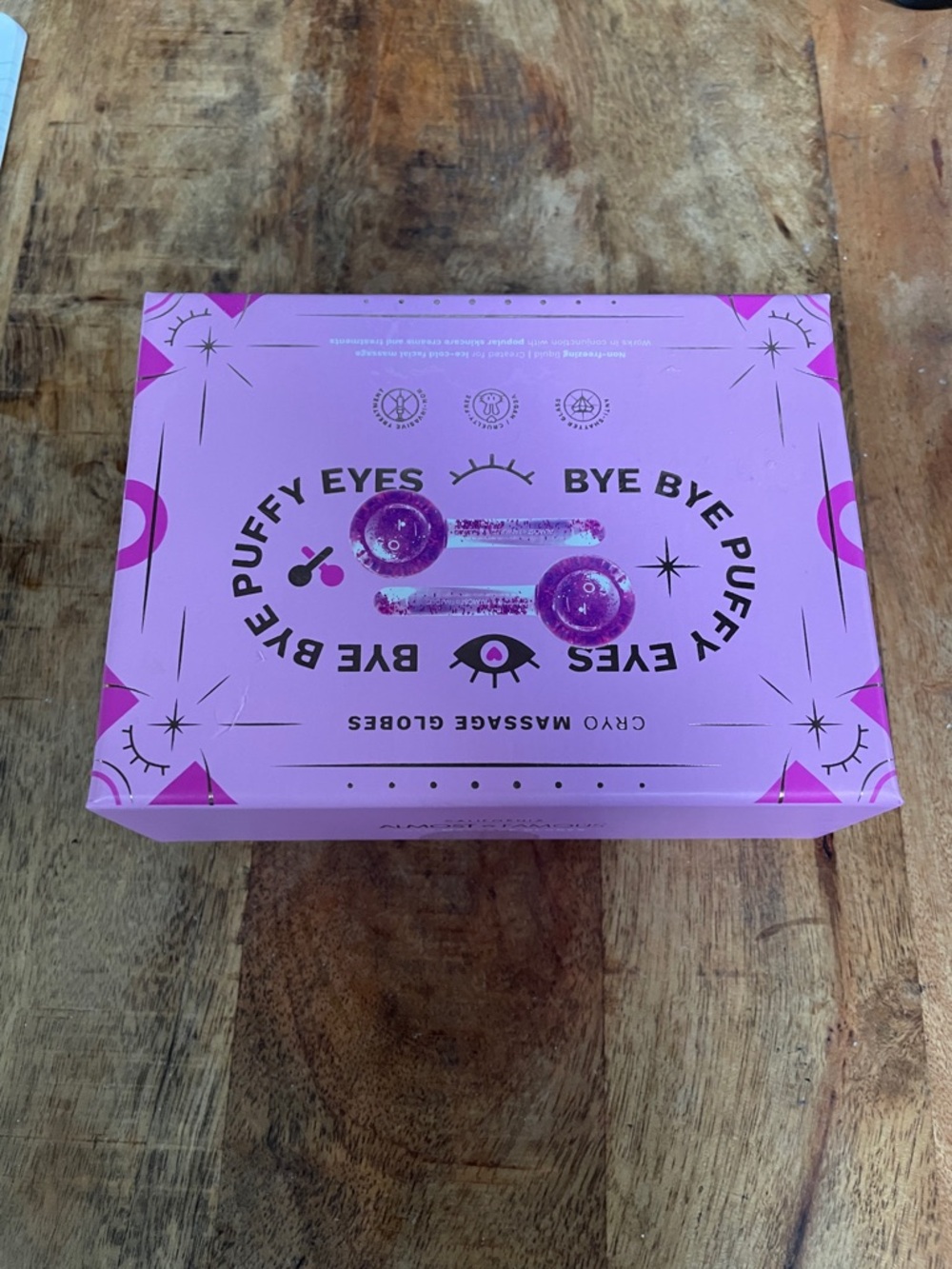 Almost Famous Bye Bye Puffy Eyes Pink Eye Massage Globes